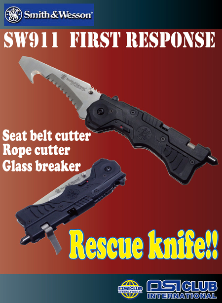 S&W社のレスキューナイフ SW911！