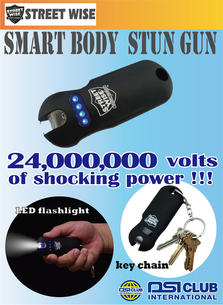 DSI CLUB BLOG:充電式スタンガン！キーホルダー、LEDライト付き！