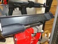 Army GOLD CUP スライド仕上げ直し