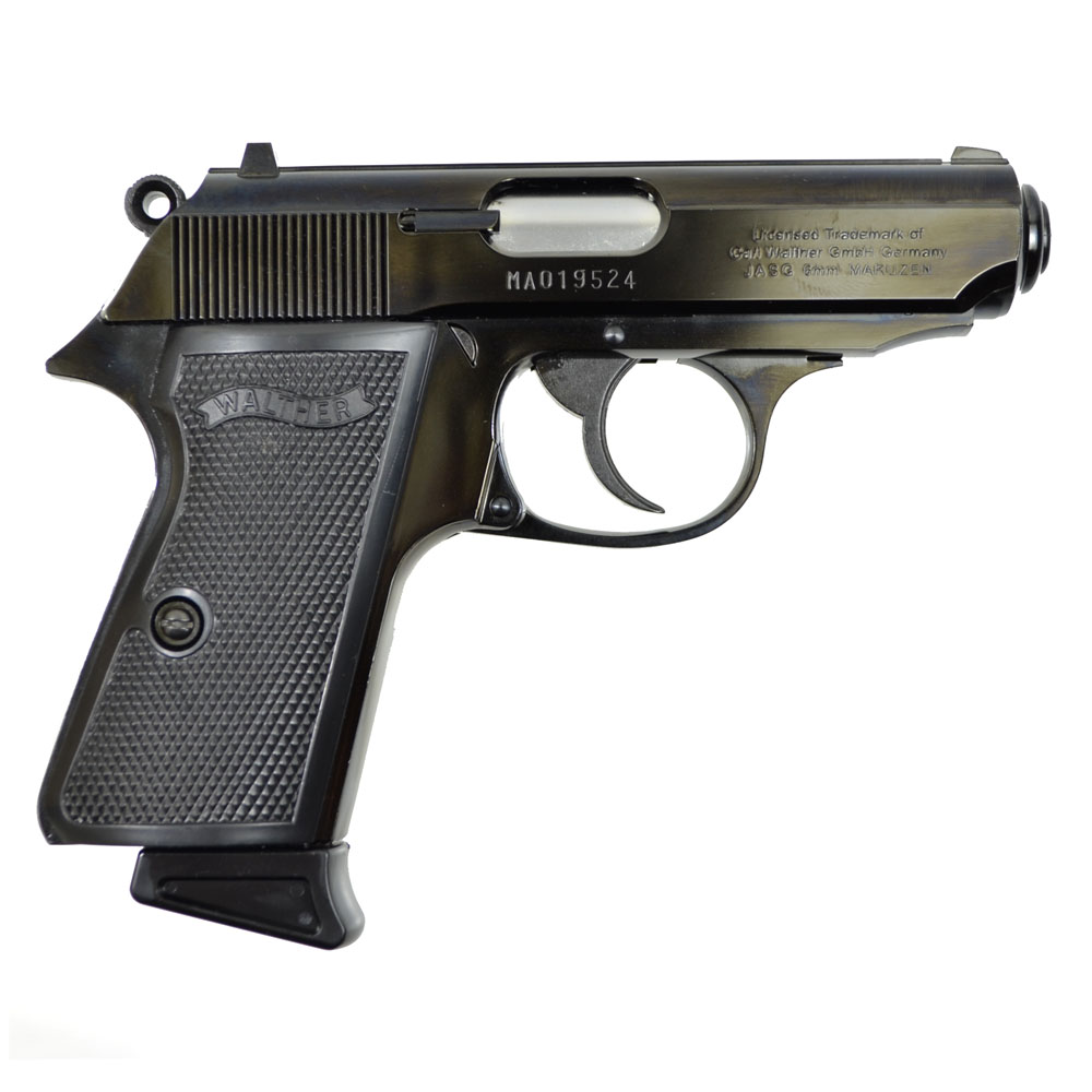 売り割引マルゼン WALTHER ワルサーPPK/S ブラックモデル ガスブローバック 新品未使用品 マガジン付き ガスガン