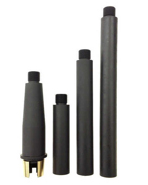 マルチレングス アウターバレルセット 3～18インチ 14mm 逆ネジ STD電動ガンM4用&M4MWS用
