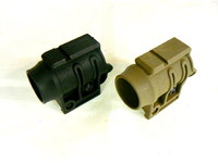 タクティカルライトマウント with 20mmレイル　BK/TAN