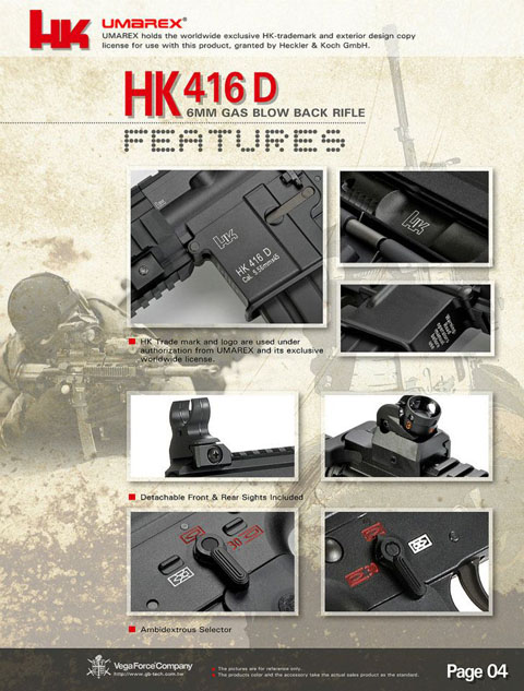 Umarex HK416D GBB from VFC