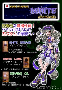 圧倒的信頼ノ潤滑性能【IGNITE】潤滑剤絶賛取扱中！！