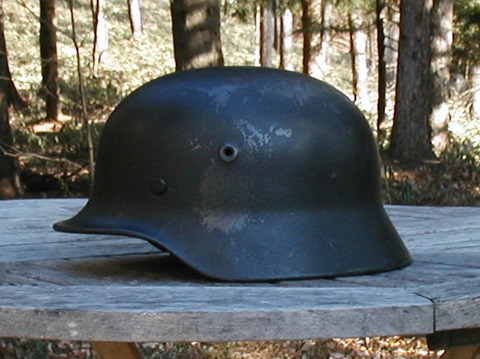 ハントの野戦補充大隊:WW2ドイツ軍のヘルメット。