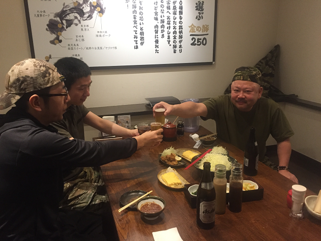 ポイントで乾杯