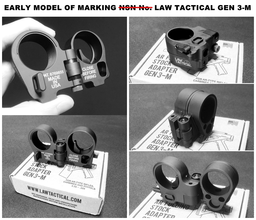 HILOG‼︎独り言‼︎さぶログ。 おっさんが始めたサバゲーへの道のりブログ:実物 LAW TACTICAL GEN 3-M FOLDING  STOCK ADAPTER!!が我が家へやって来た