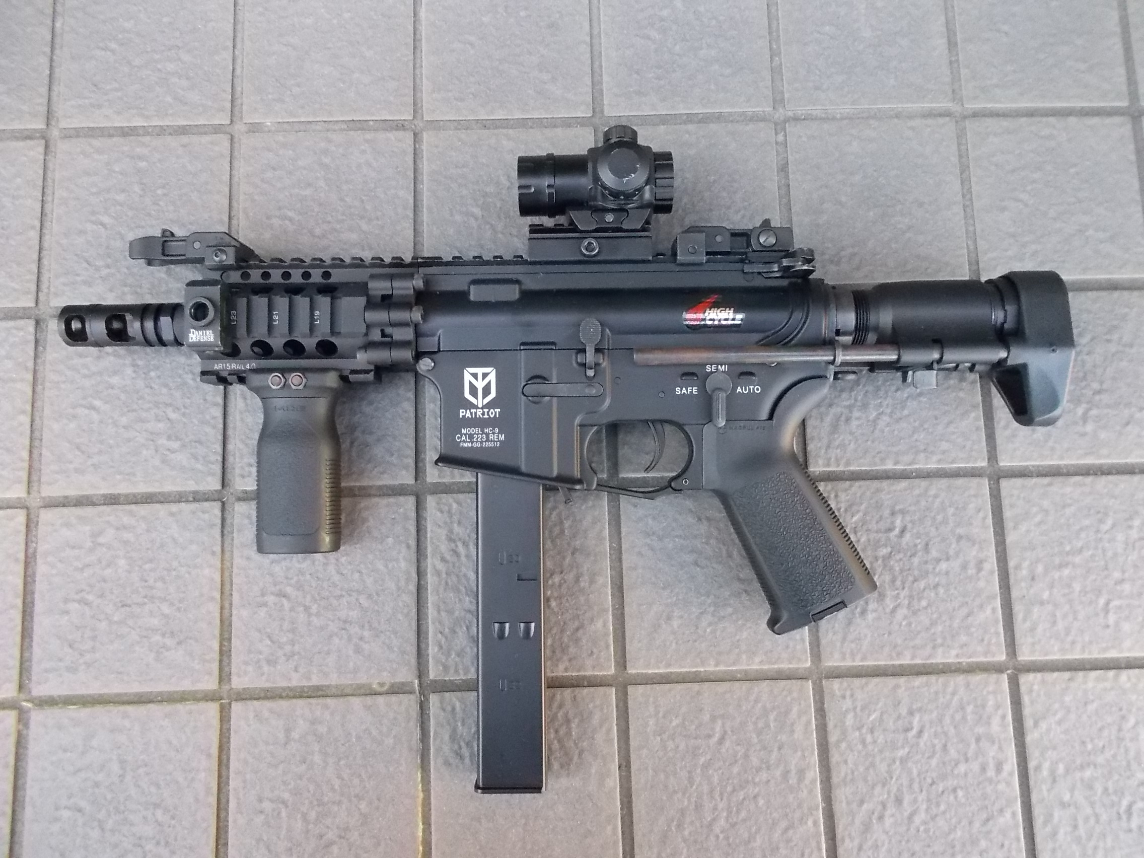 M4 パトリオット　9mmsmgカスタム