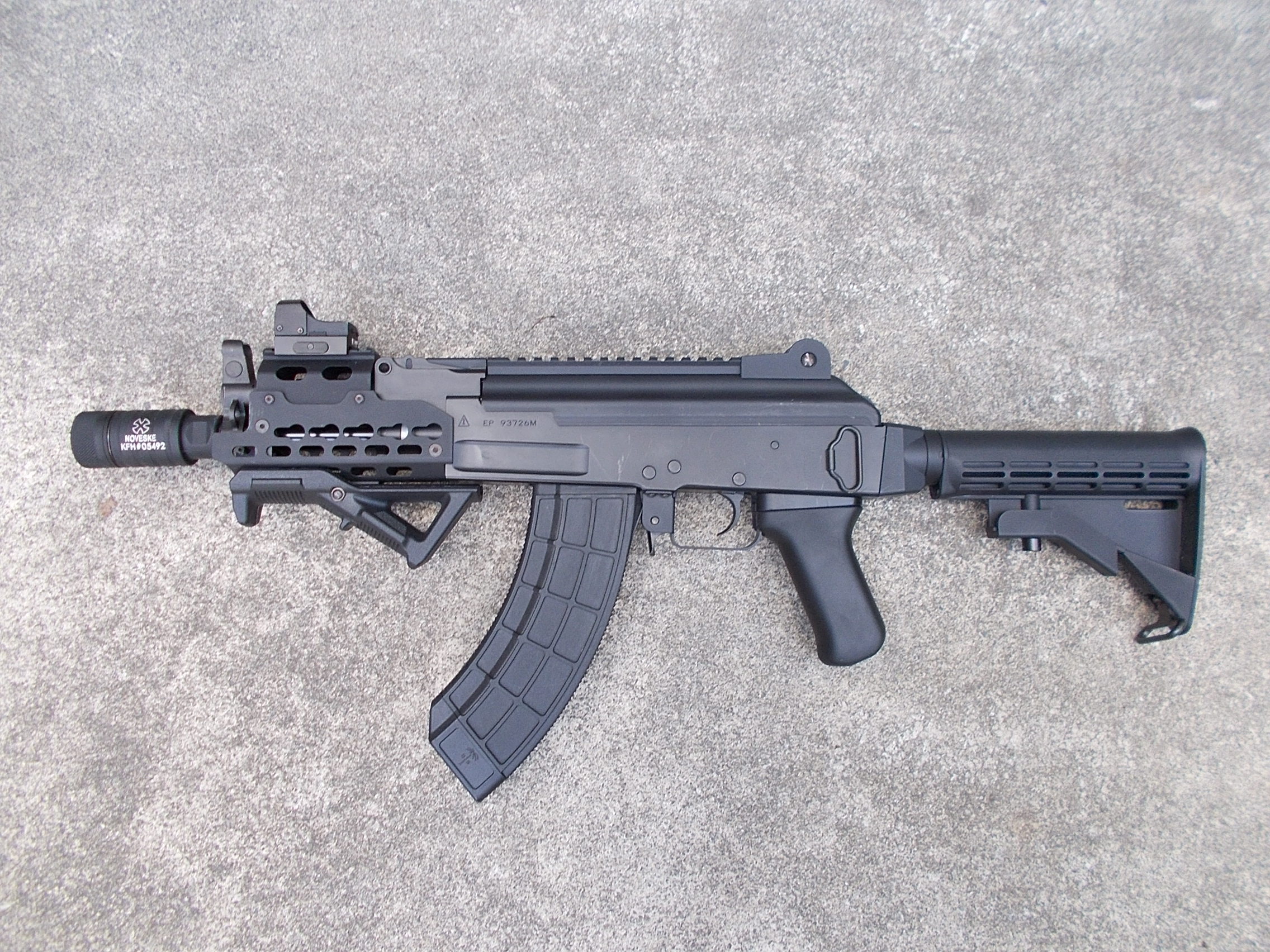 AK47 HCも短くしました。