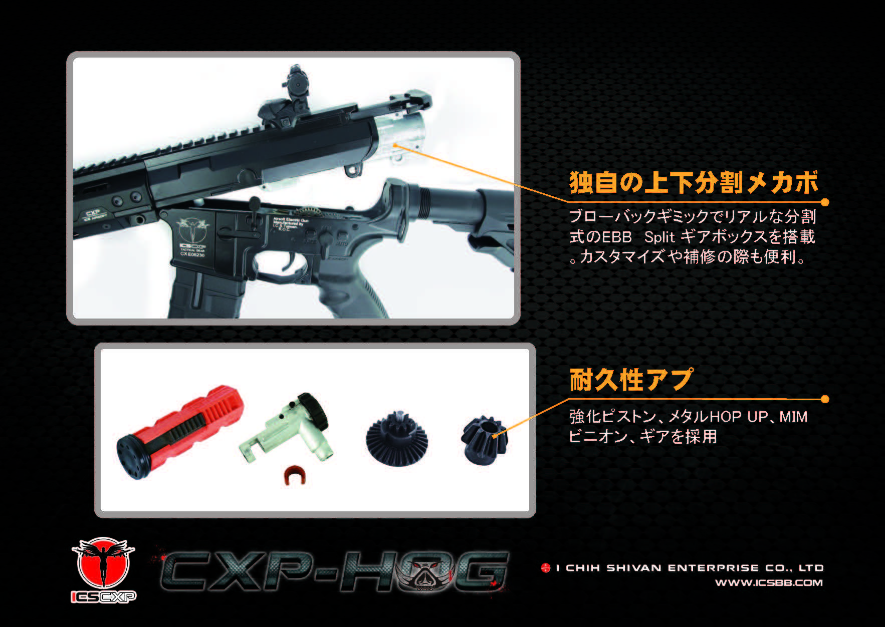 ICS Airsoft Japan:#ICS M4系CXP-HOG電動ガン