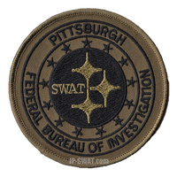FBI Pittsburgh Division SWAT Team Patch Subdued 2020/02/25 18:15:00