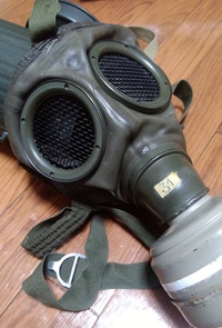 ドイツ軍M35型ガスマスクのゴーグル化