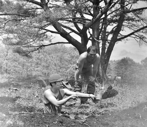 Reenactment 100th Battalion U.S.ARMY Italy.Jun.1944