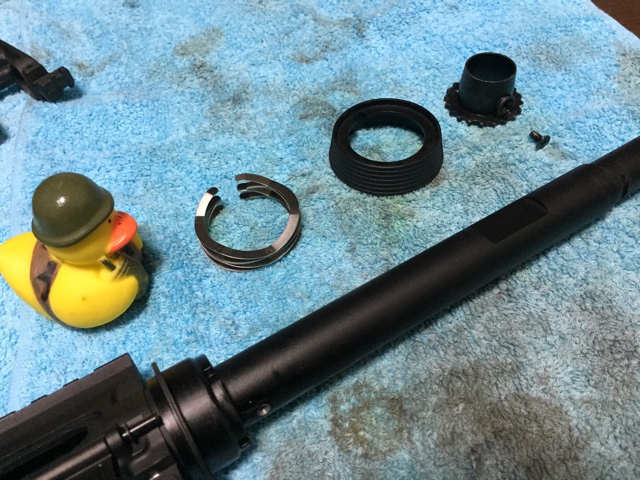 田舎者のキマグレぶろぐ:東京マルイ M4 MWS 分解(アッパー編)
