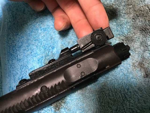 田舎者のキマグレぶろぐ:東京マルイ M4 MWS 分解(アッパー編)
