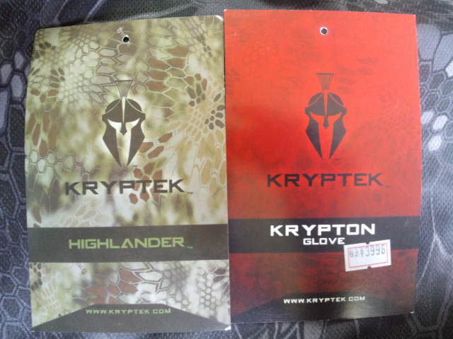 KRYPTEKのグローブハイランダー迷彩柄買ってキタ