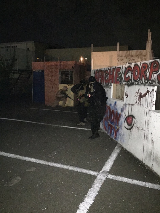 L.A.P.D  Spot Investigation Report at night     2015/09/21