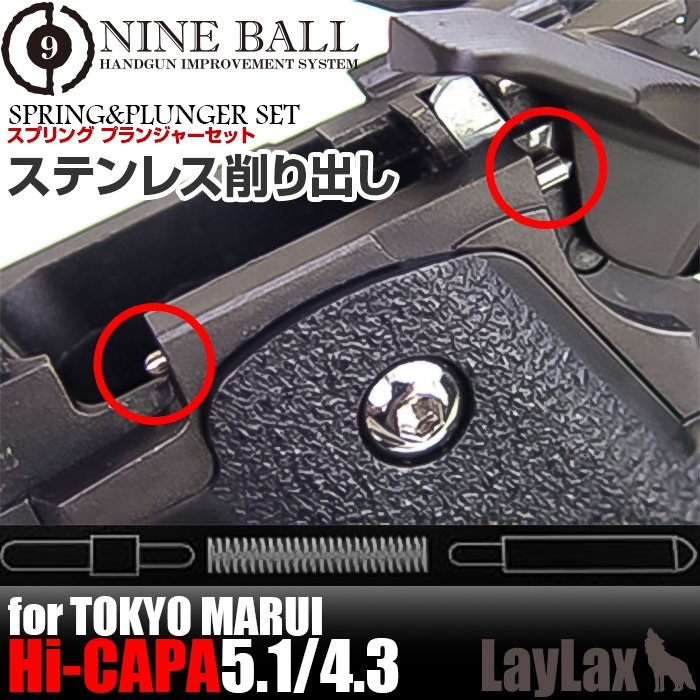 ハイキャパシリーズ用 スプリング プランジャーセット