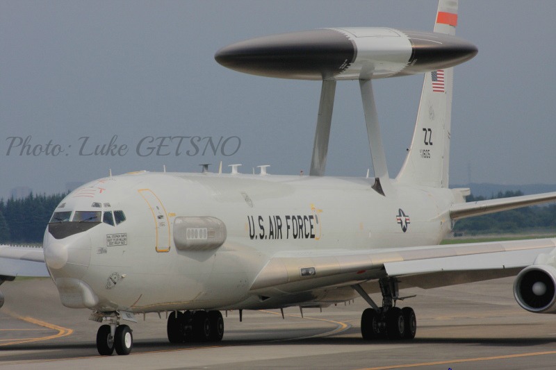 961航空管制飛行隊 E-3C 嘉手納基地　パッチ USAF 961AACS