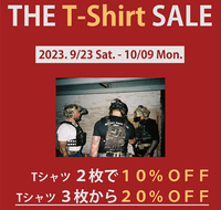 【店舗限定】Tシャツセール10/9まで開催中！