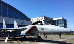 浜松　広報館　戦闘機地上展示(F-2,F-15)
