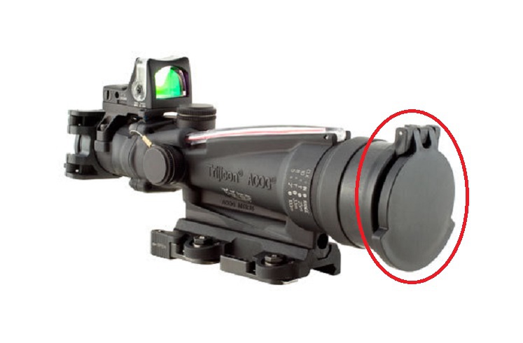 Trijicon　TA11-SDO-CP、TA11-MGO-M249専用　フリップアップカバー　対物レンズ用