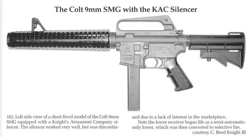 次世代M16製作所 MS FACTORY:【オーダー品】次世代 Colt 9mm SMG KAC Silencer G&P×DNA×VFC×東京マルイ