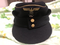 京都シュミットの旧ドイツ海軍濃紺規格帽の将校・将官用