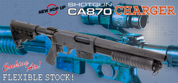 高い命中精度を誇るスナイパーショットガン!!マルゼンCA870ストック/チャージャー入荷しました!! 高い命中精度を誇るスナイパーショットガン!!マルゼンCA870ストック/チャージャー入荷しました!!