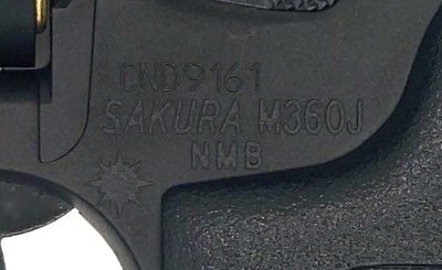 S&W M360J SAKURA 海上保安庁モデル Heavy Weight　GasGun