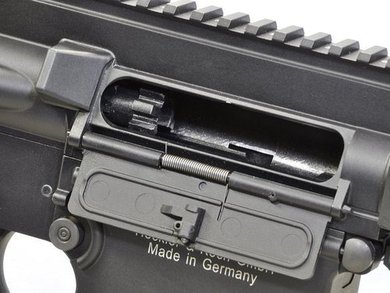 猫奉行 佐賀鳥栖店 】:Gen.2タイプユニットを搭載のHK417GRS GBB、HKライセンスによる刻印の再現などリアルに作りこまれています。