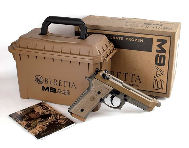 ベレッタ M9A3 ピストル、米国の小売店での販売に向けてシッピング開始