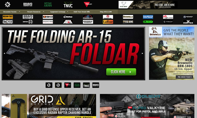 銃器情報フォーラム『AR15.com』が、銃器関連販売大手『ブラウネルズ（Brownells）』の持ち株会社に買収