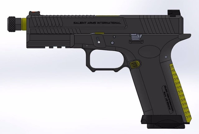 Emg Armsよりsalient Armsのカスタムグロック Sai Blu のエアソフトガンが登場 ミリブロnews