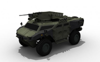 FNSS ディフェンス・システムズ社の「Pars 4x4」装輪装甲車