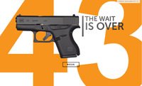 Glock、シングルスタックモデルの 9mm ピストル「GLOCK 43」を発表