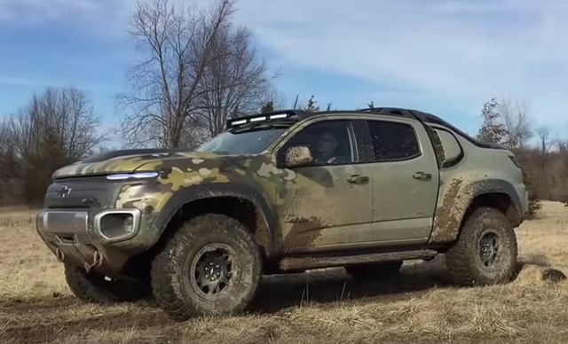新型水素燃料電池を搭載した「Chevy Colorado ZH2」を米軍がテストを開始