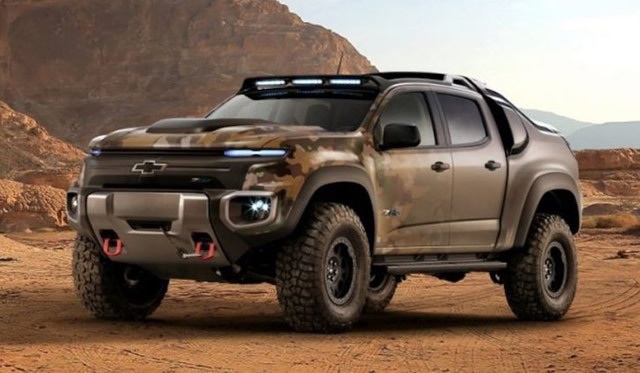 新型水素燃料電池を搭載した「Chevy Colorado ZH2」を米軍がテストを開始