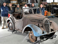 70 年の時を経て、幻の国産車「くろがね四起」の復元計画がクラウドファンディングでキャンペーン始動