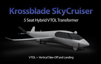 Krossblade Aerospace 社、「変形」する VTOL 機の紹介動画を公開