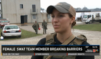 SWAT チームで活躍する女性隊員