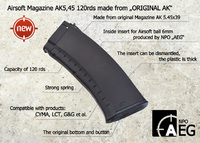 ロシア「NPO AEG」がオリジナル「AK74」用弾倉を使ったエアソフト版をリリース