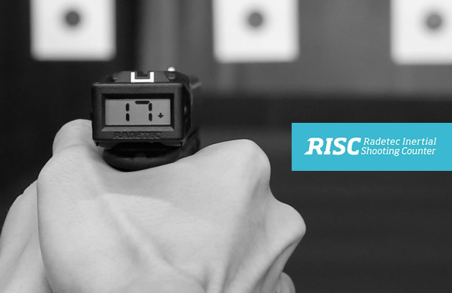 実銃Glockピストルに簡単取り付けできる発射弾数カウンター『RISC』