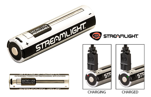 ストリームライト社が「micro USB」端子内蔵の充電式電池を新発売