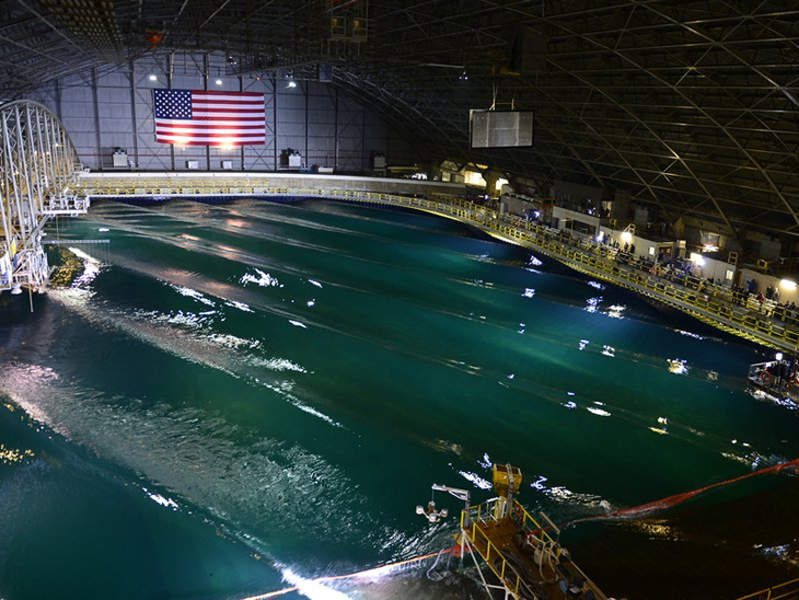 米海軍海上戦センターの波再現プールに新システム導入　様々な海洋環境を再現可能に