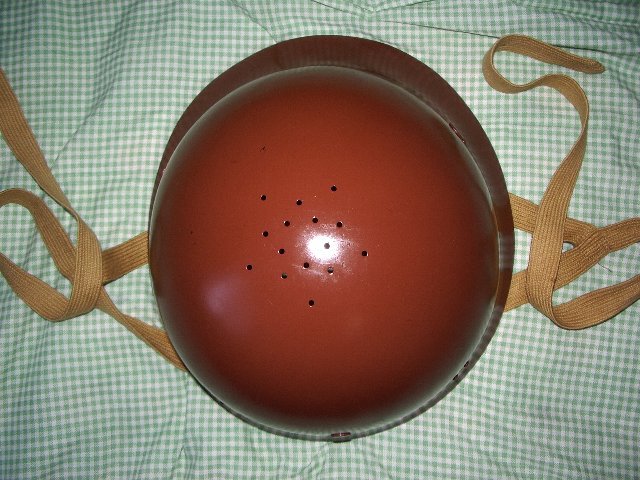 中田商店製？　複製　日本陸軍　旧型鉄帽（星型通気孔型）