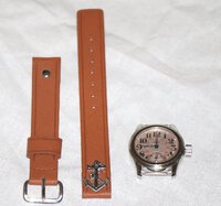 中田商店製 複製 日本海軍 スモールセコンド(スモセコ)腕時計 二重ケース仕様