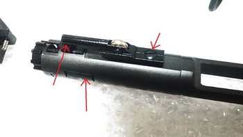 HK416（WE・ガスブロ）分解　その２