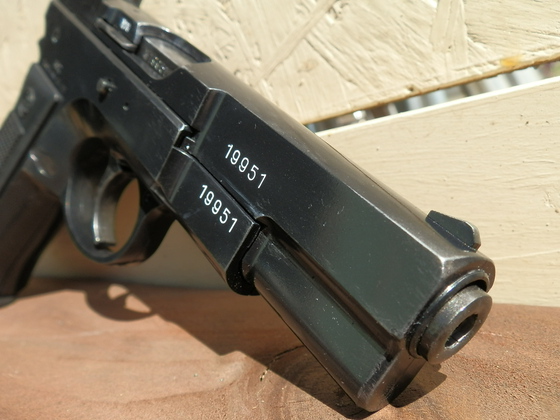 CZ75ファースト　ブルーイングなテカテカ仕様を目指した！・・・けど・・・