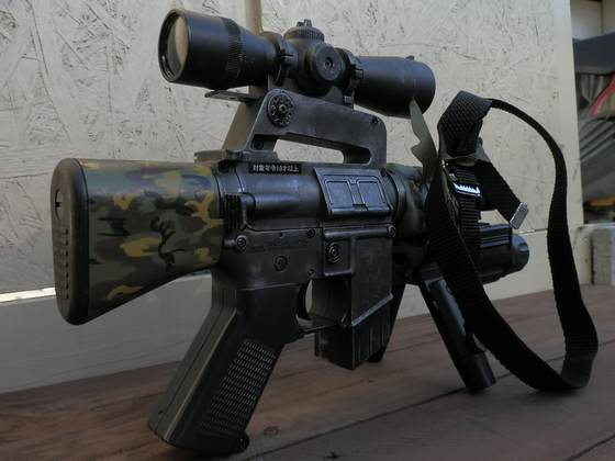 M16、スナイパーカスタム・・・したはずだったけど・・・